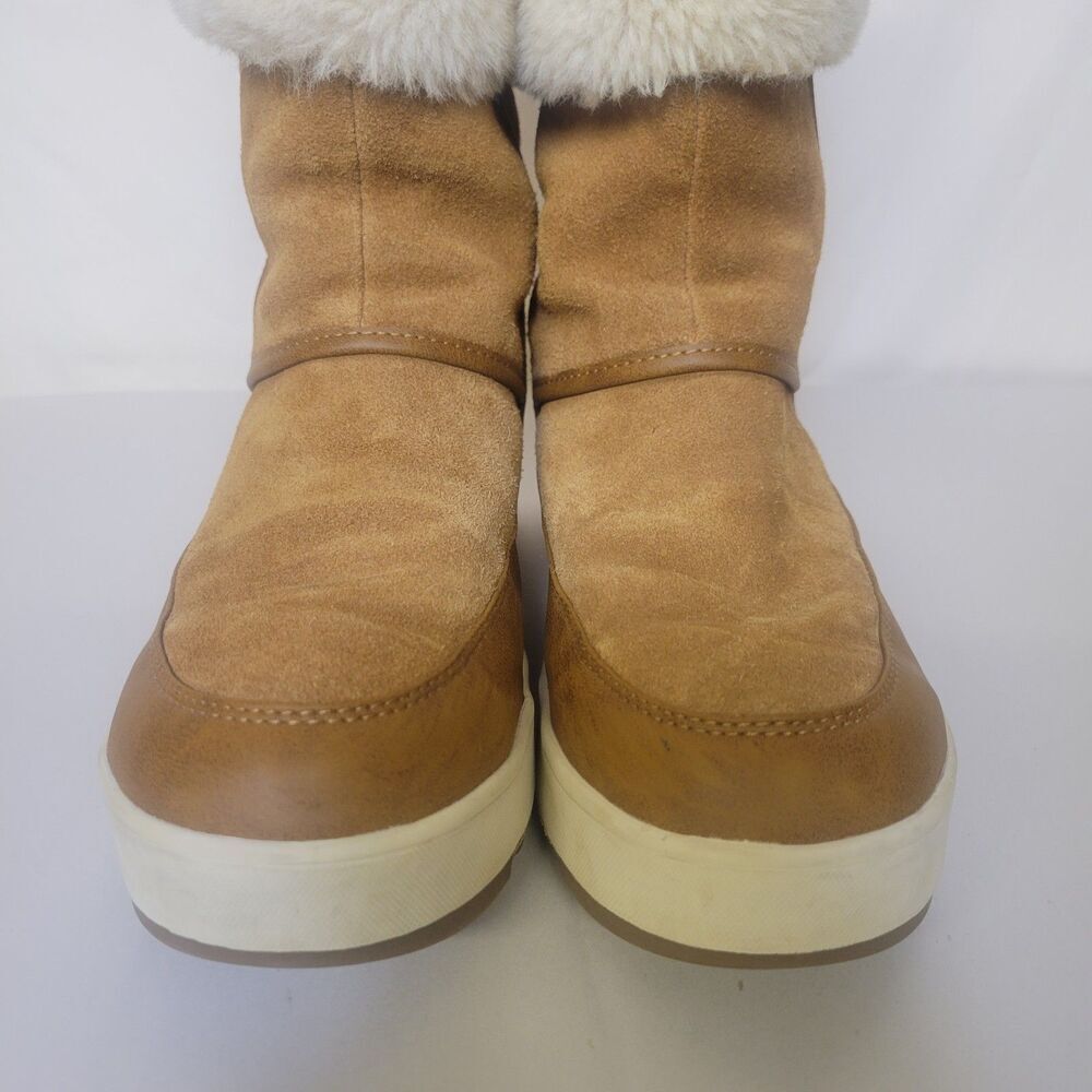 Koolaburra By Ugg Size 8  Women’s Boots  Tynlee Suede Winter Snow Fur Lining - Picture 3 of 9
